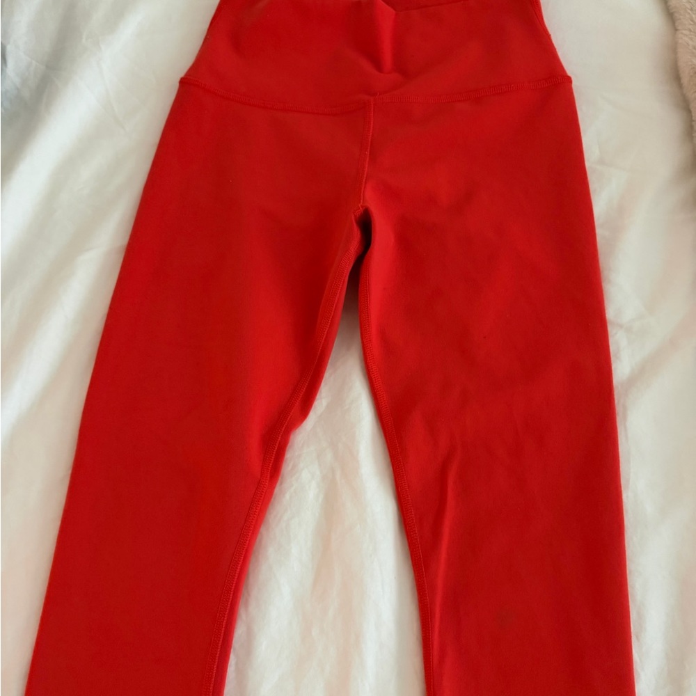 ALO Yoga Vibrant Red Leggings